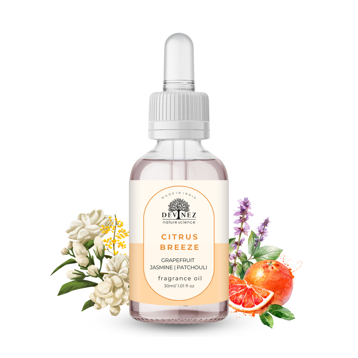 Citrus Breeze Fragrance Oil 30ml – DevinezIndia