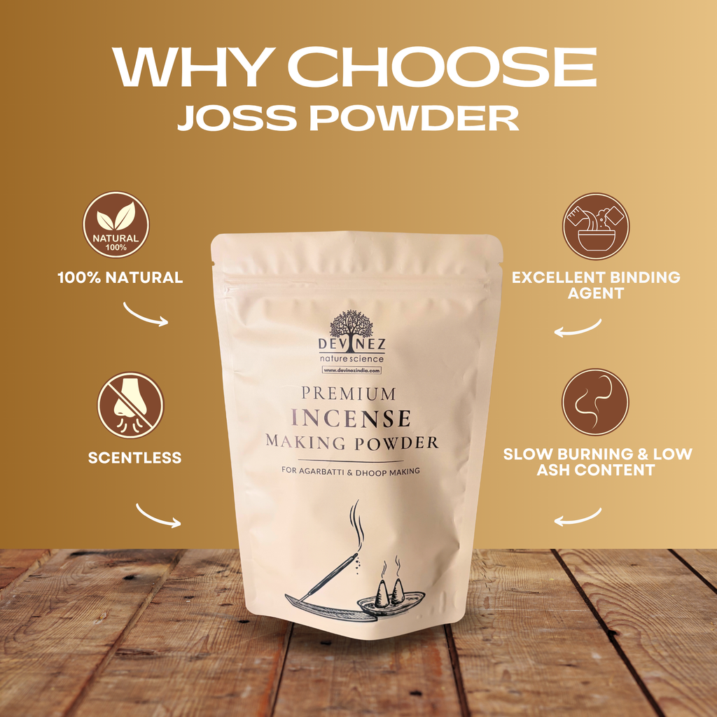 Devinez Natural Organic Joss Powder for Aggarbatti Making (Litsea glut ...